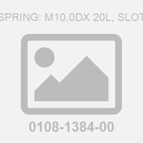 Pin-Spring: M10.0Dx 20L, Slotted